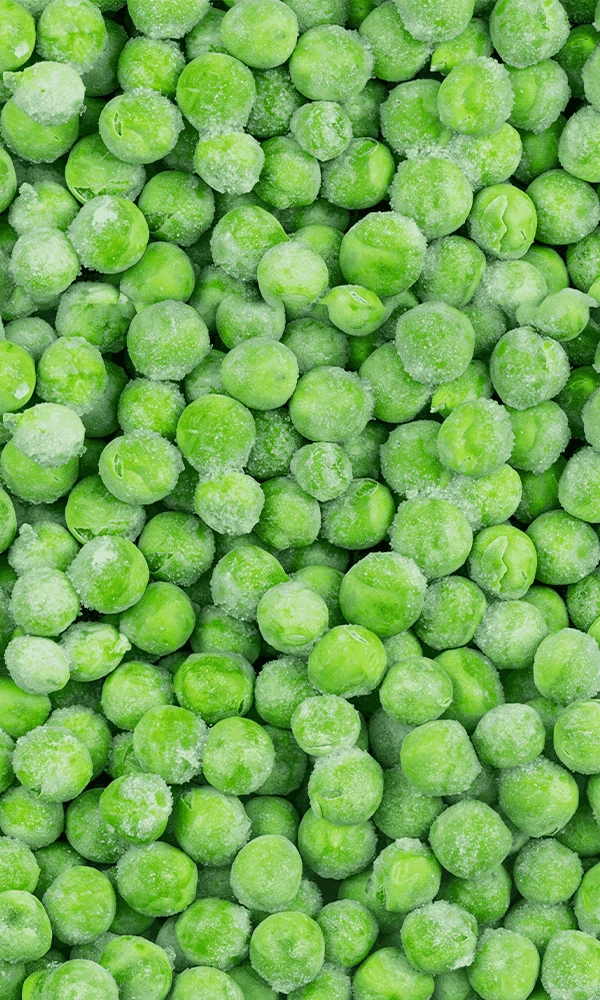 IQF green peas