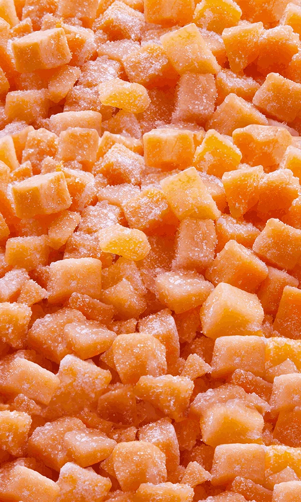IQF sweet potatoes